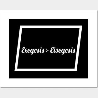 Exegesis > Eisegesis Posters and Art